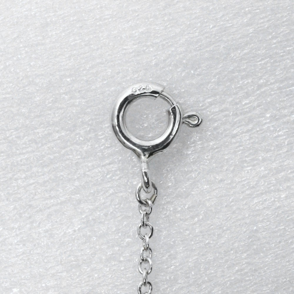 Tiffany & Co. Triple Star Necklace Silver 925 Ladies 17.3 in