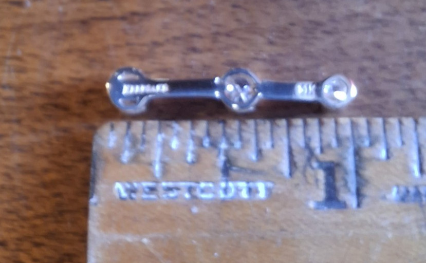 14K YG ~KEEPSAKE~ PAST, PRESENT, FUTURE .40CTW –
