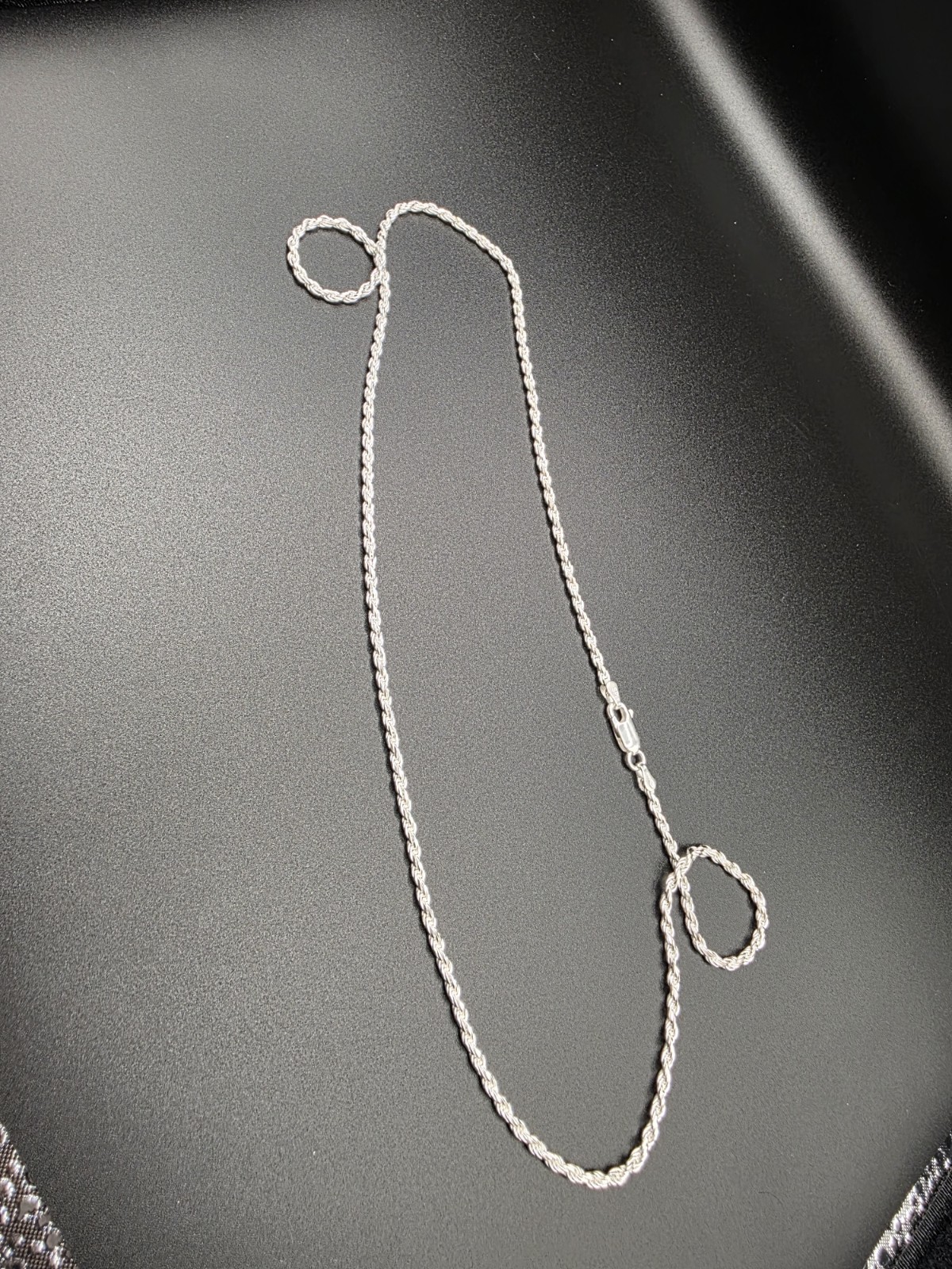 Sterling Silver 22-inch Rope Chain Necklace 11g