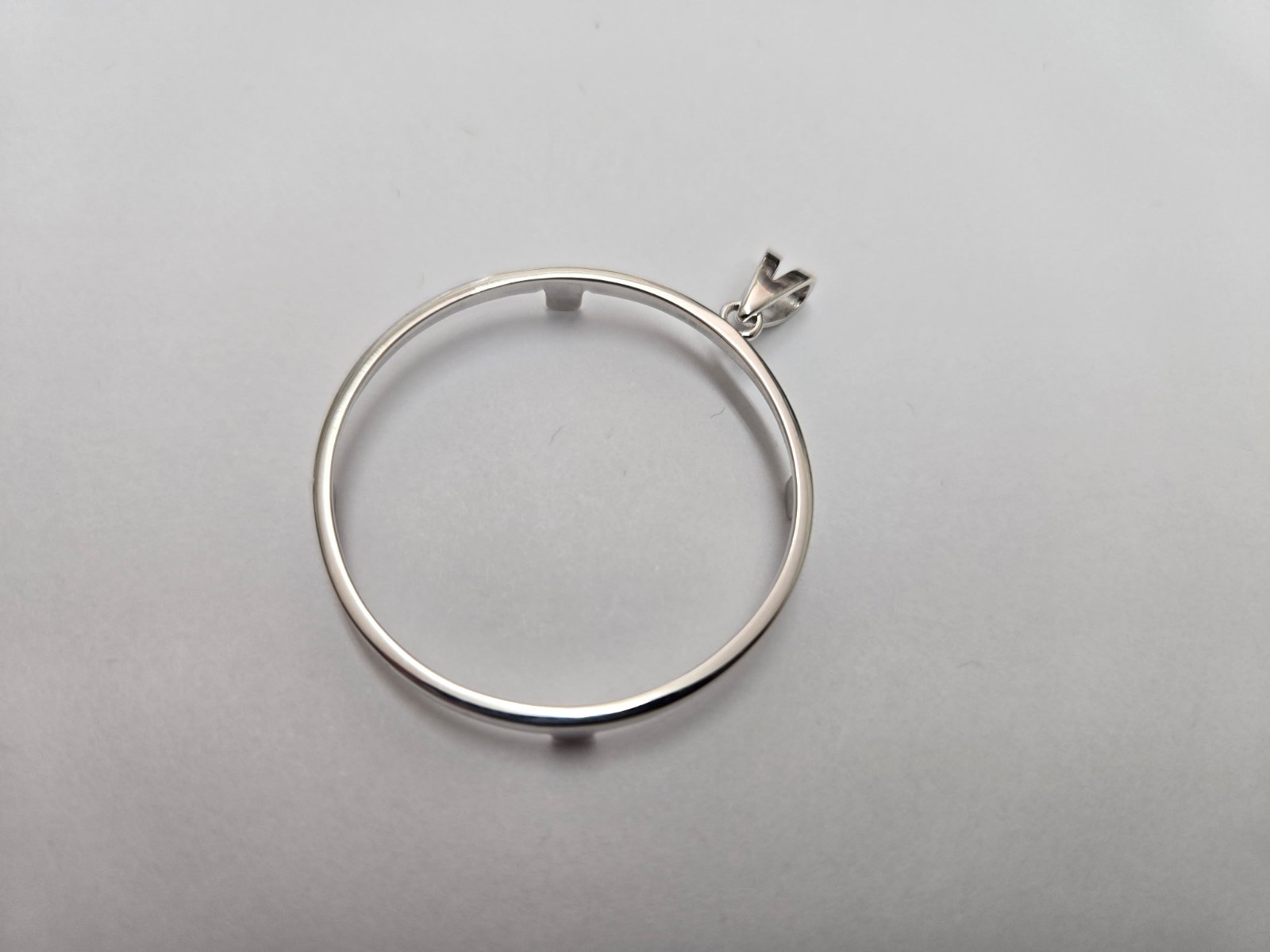 Sterling Silver 1 Onza Plata Libertad Bezel 36 mm Coins Prong Back Round Edge