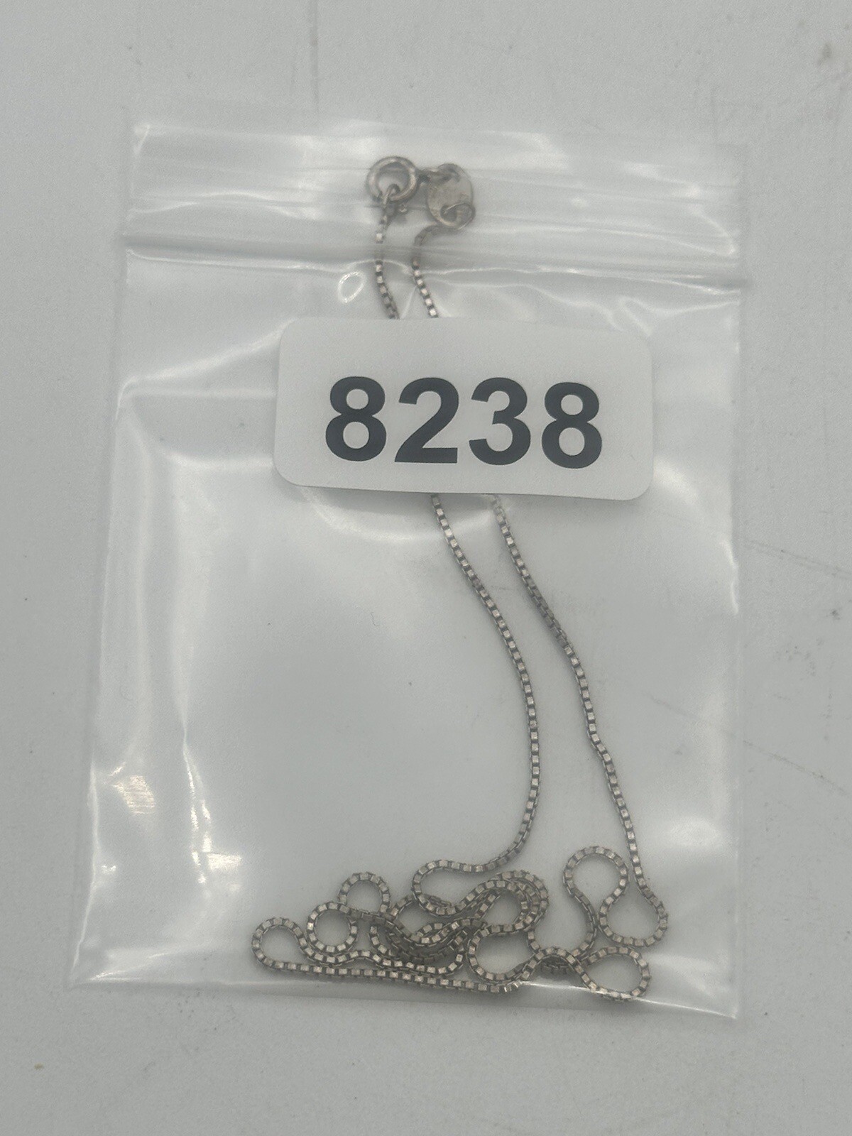 Italian Solid Sterling Silver Box Link Chain Necklace 925 Silver Chain UNISEX