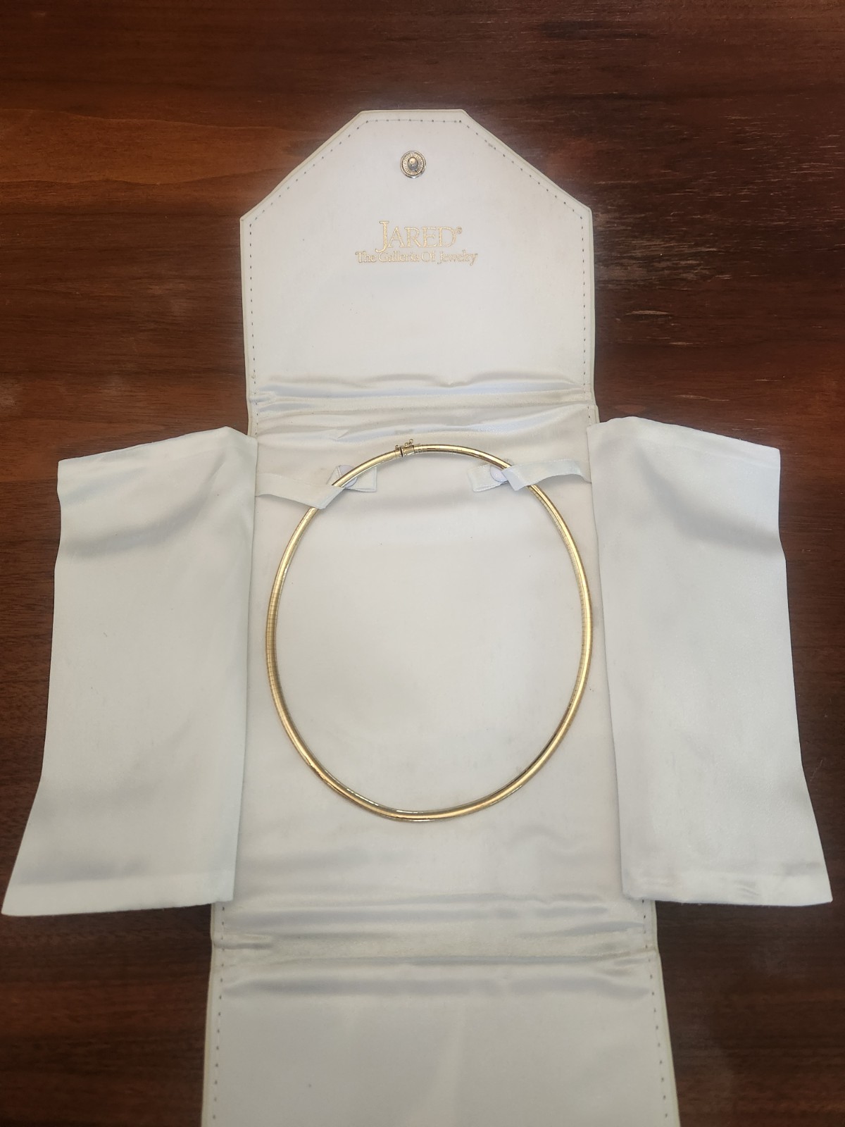Jared 14K Yellow Gold 4mm Omega Necklace Chain 16″ Italy 16.9g