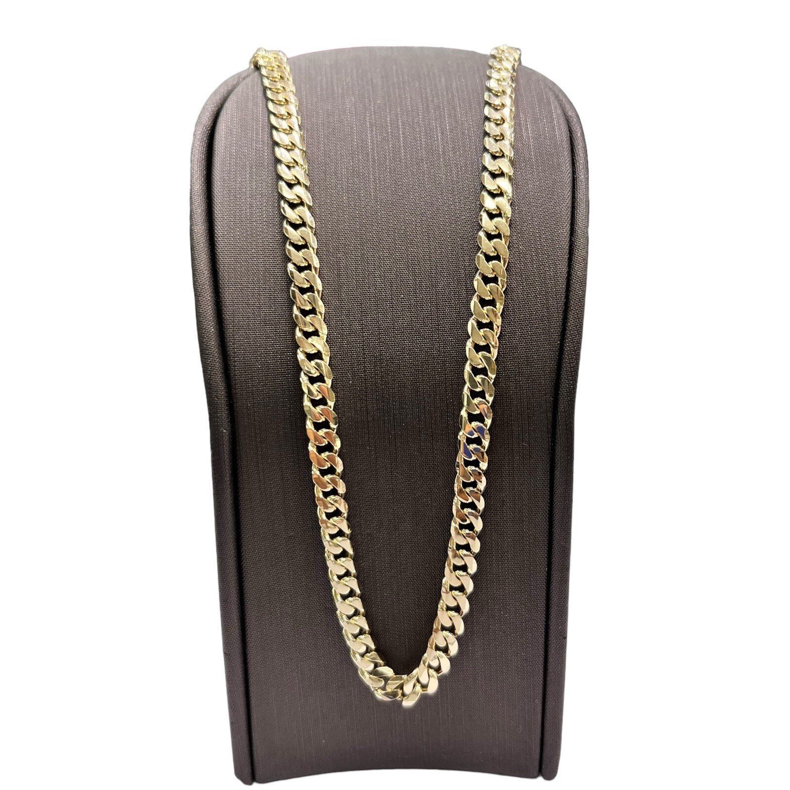 9ct 9k Yellow Gold Curb Cuban Link Chain Necklace 30.10 Grams 50cm. Brand New