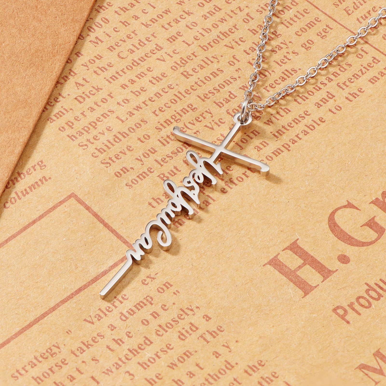 Yes You Can Necklace for Women, Faith Warrior Bestie Grace Hope Family Necklaces