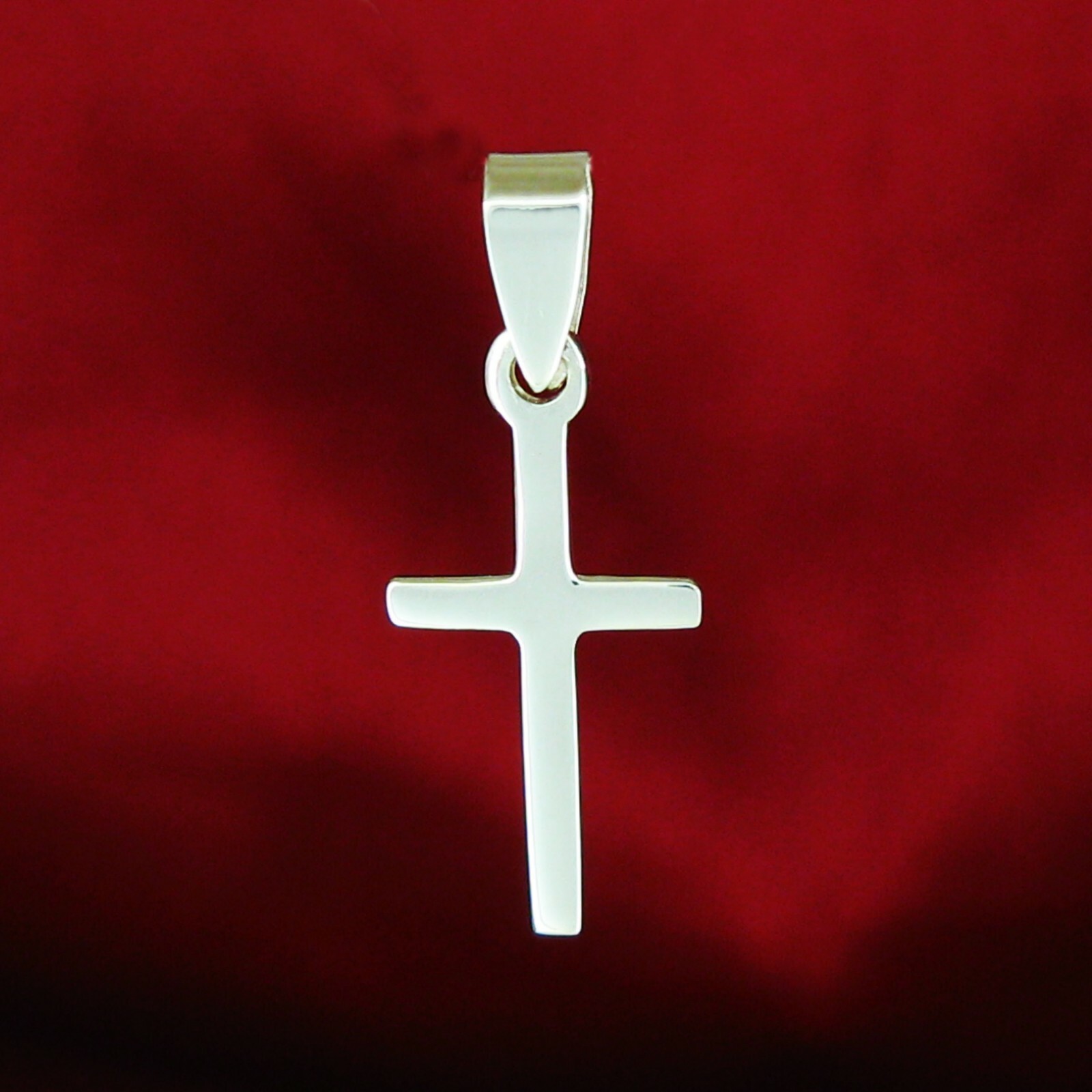 Small SOLID ‘925’ Cross Pendant – 12 Chain Choices – all NEW!
