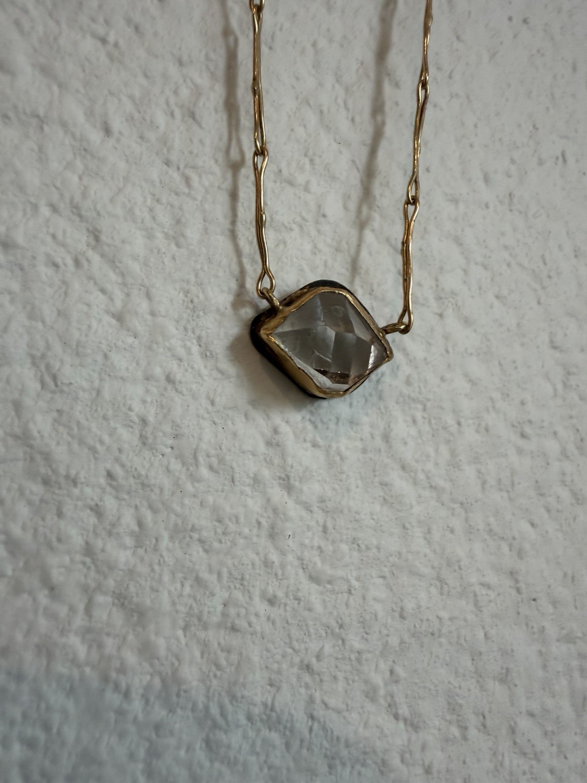 Judy Geib Echo Necklace with Herkimer Diamond