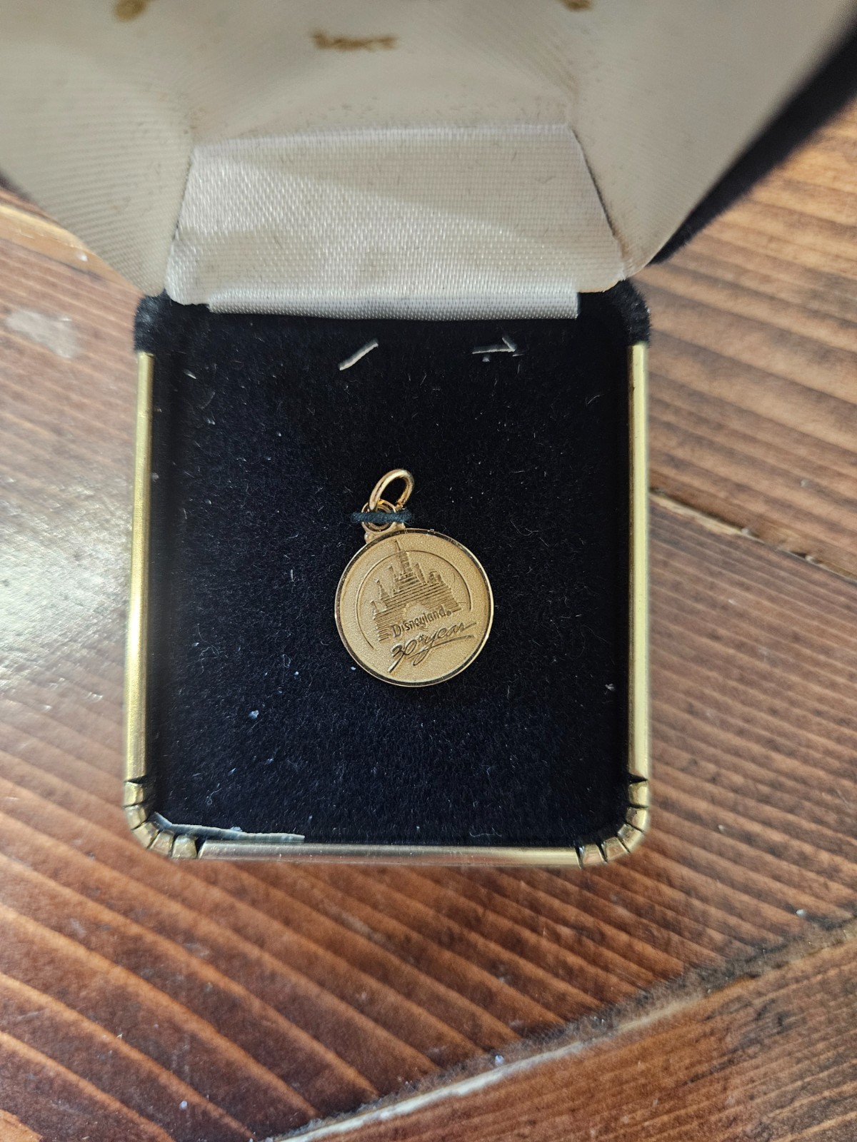 Disneyland’s 30th Anniversary -14kt gold charm