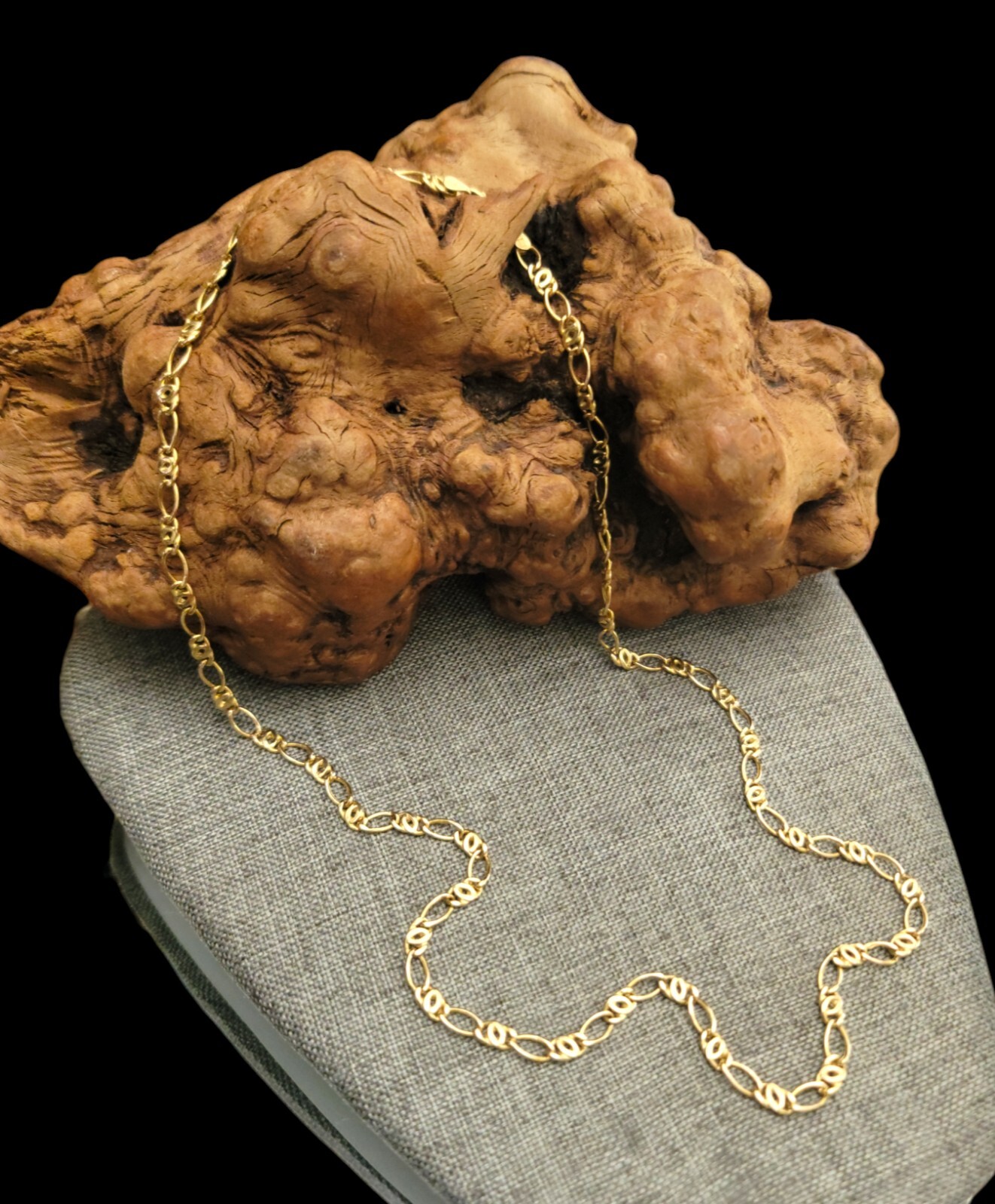 14K Italy Yellow Gold 5.00mm Figarucci Necklace 24″