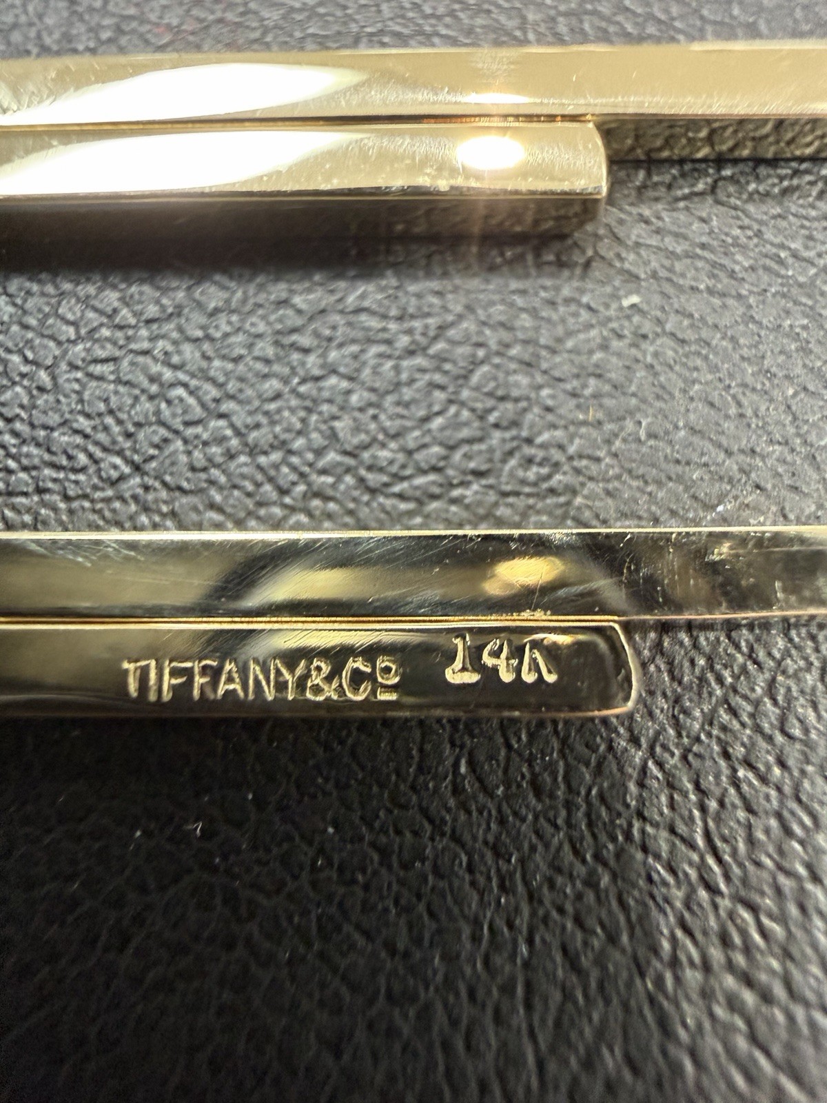 14kt Tiffany & Co Paper Clip Yellow Gold
