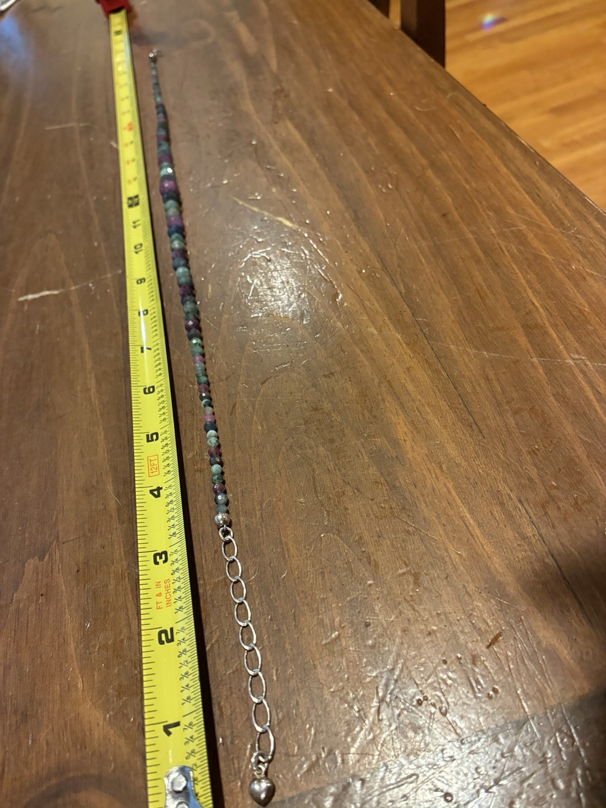 Jay King Mine Finds 925 Sterling Silver Multi Gemstone Faceted Bead Necklace 21”