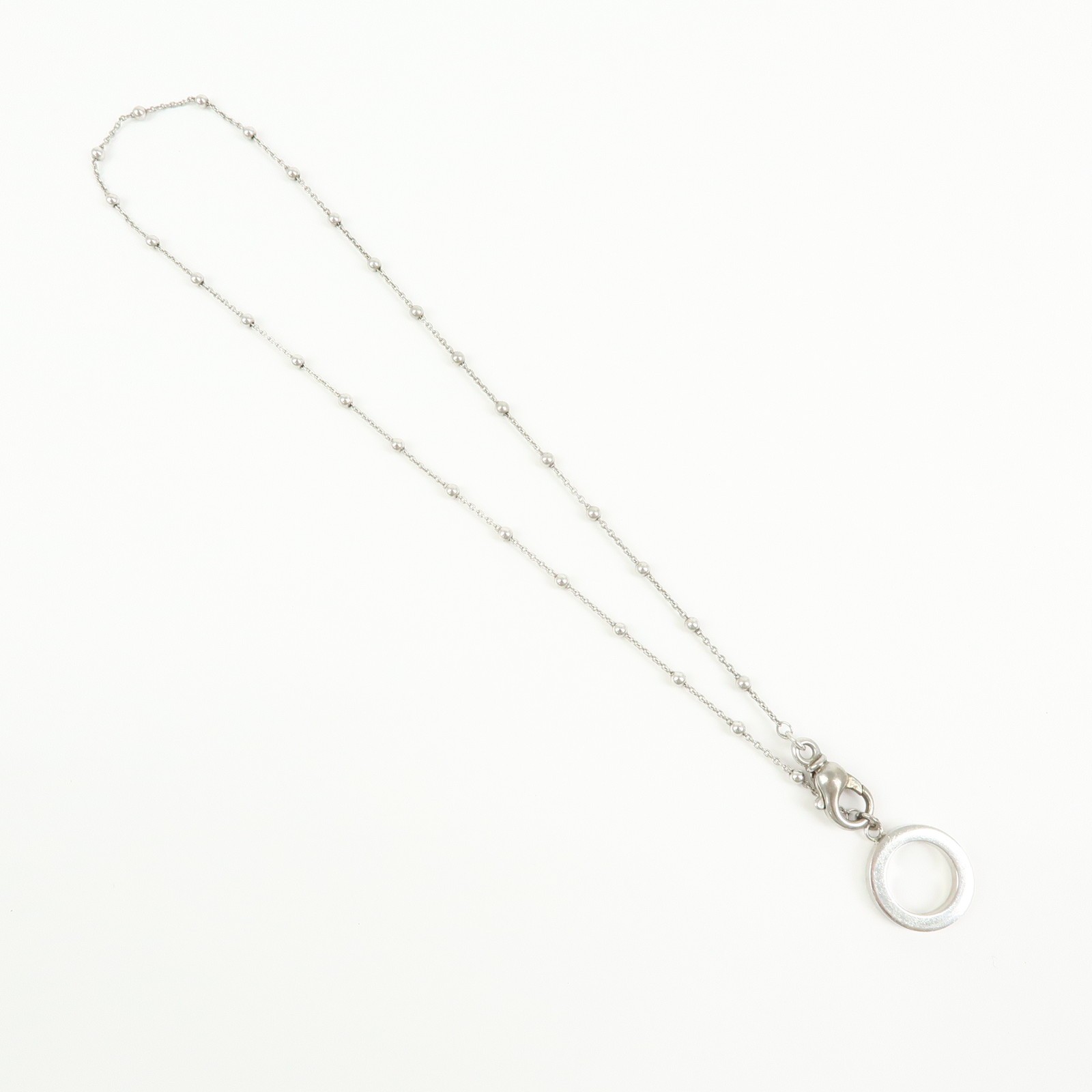 Dolce & Gabbana Sterling Pendant Necklace SV925 Silver Authentic Used F/S