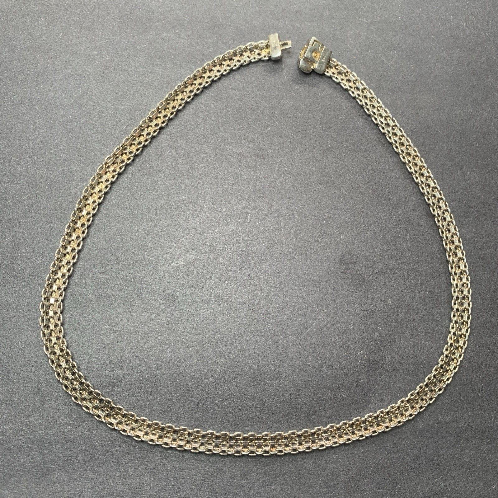 Sterling Silver 925 Lot Necklace LL67 Chain Male Armor Unique Mid Evil Heavy