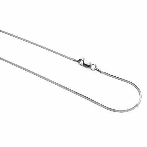WOMEN & MEN 925 Stamped Sterling Silver 1mm SNAKE Chain Necklace 925 Italian NEW