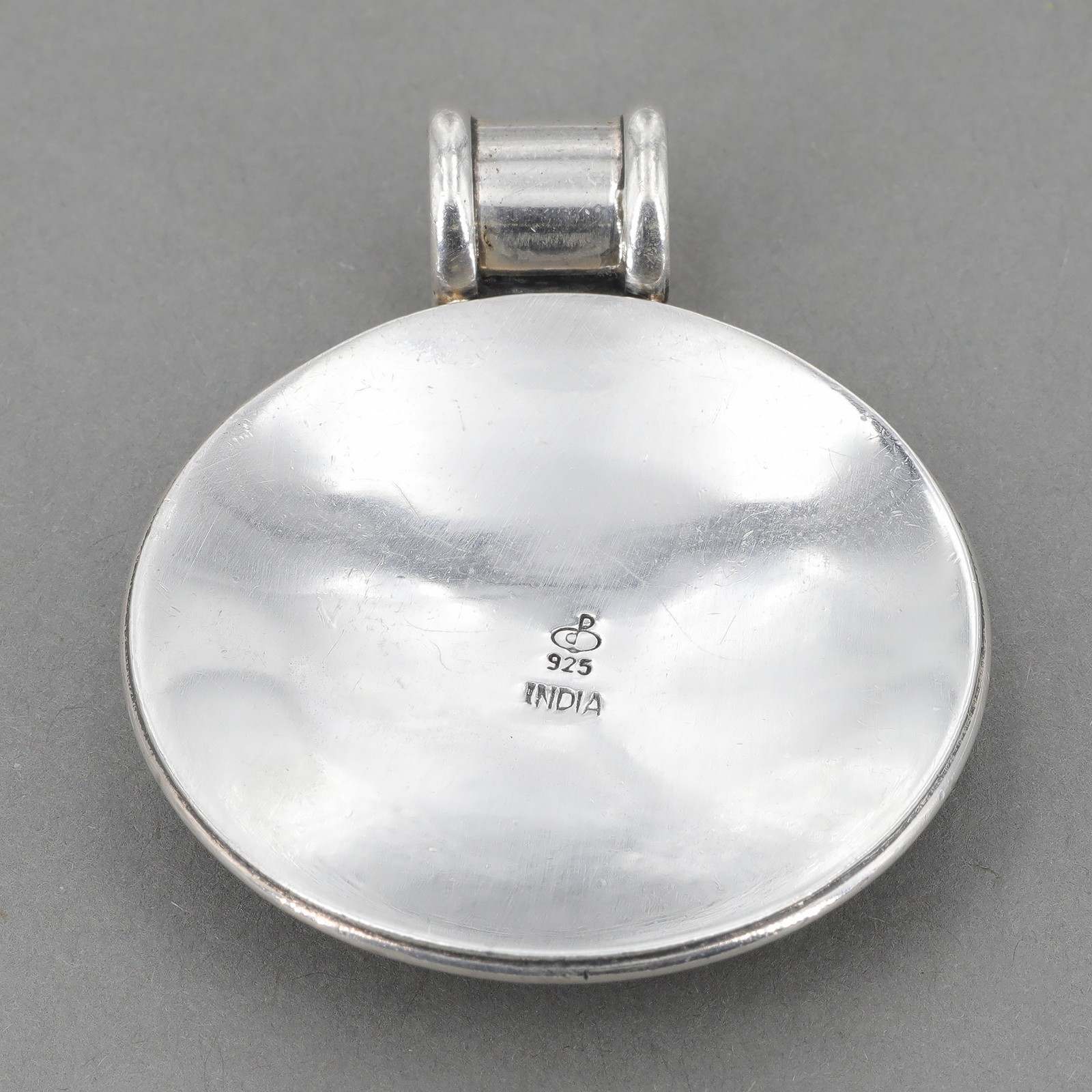 Doug Paulus Treasures of India Sterling Silver Mandala Medallion Pendant 18.8 g