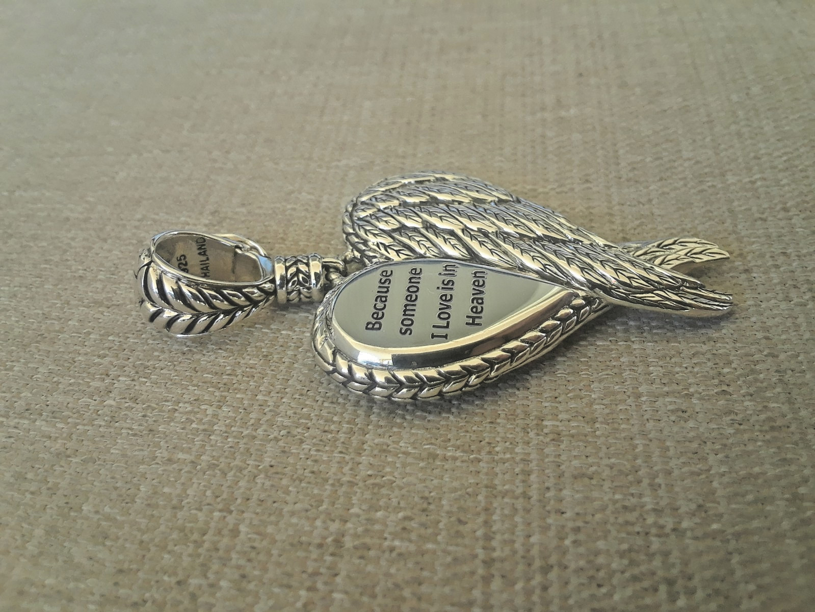 Jai John Hardy 925 Sterling Silver There’s A Bit Of Heaven In My Heart, Pendant
