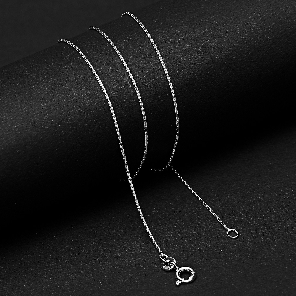20″ 925 Sterling Silver Spiga Chain Necklace – Durable, Polished Finish DGC1030