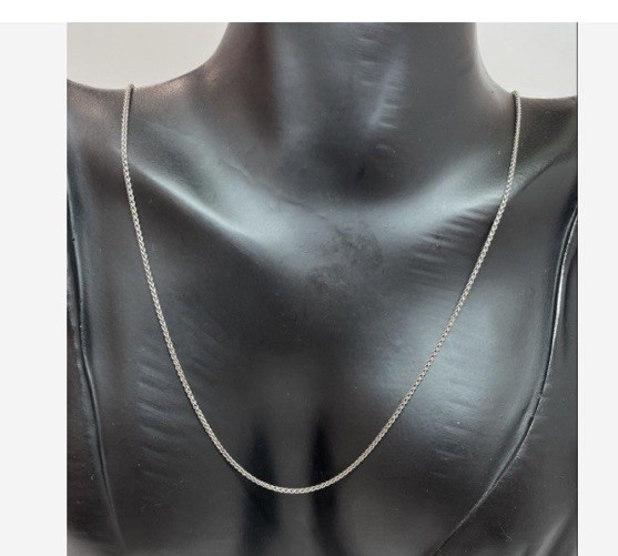 James Avery Sterling Silver 18 3/4” Spiga Chain Necklace 1.22 mm Wide 2.5g