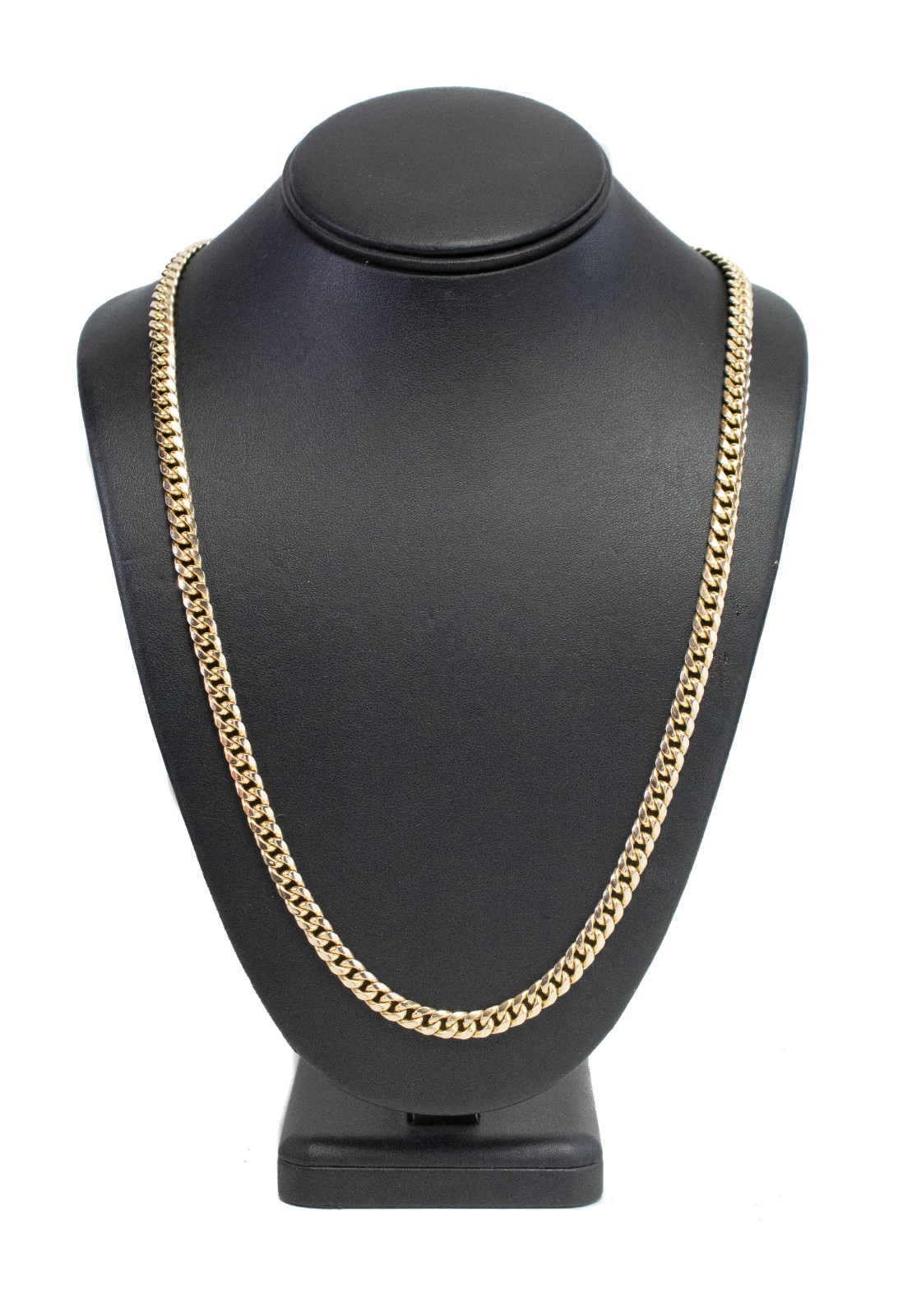 (MA5) 10K Yellow Gold 30″ Cuban Chain Necklace 31.5 Grams 7 mm