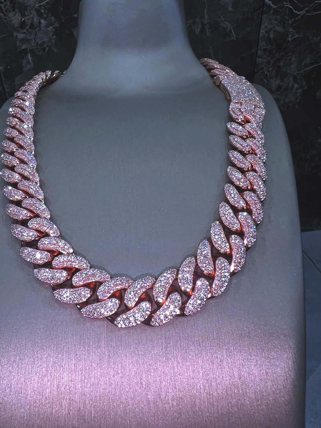 PASS TESTER 16mmX 24inch MOISSANITE Miami Cuban Link Chain 925 Silver Necklace
