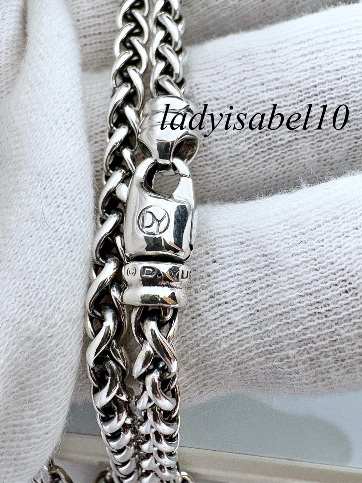 David Yurman Wheat Chain 4mm Necklace Sterling Silver 17.25″ 26 grams
