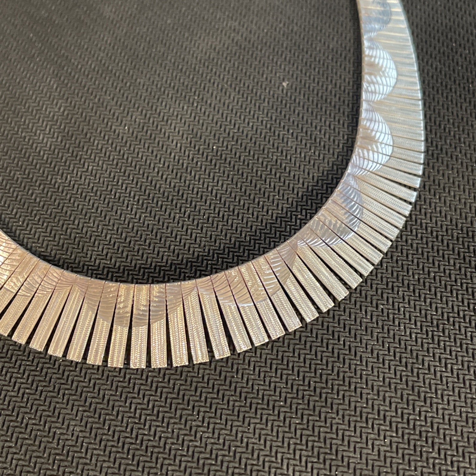 925 Sterling Silver Milor Made In Italy Well Crafted 16” Necklace Over 30g