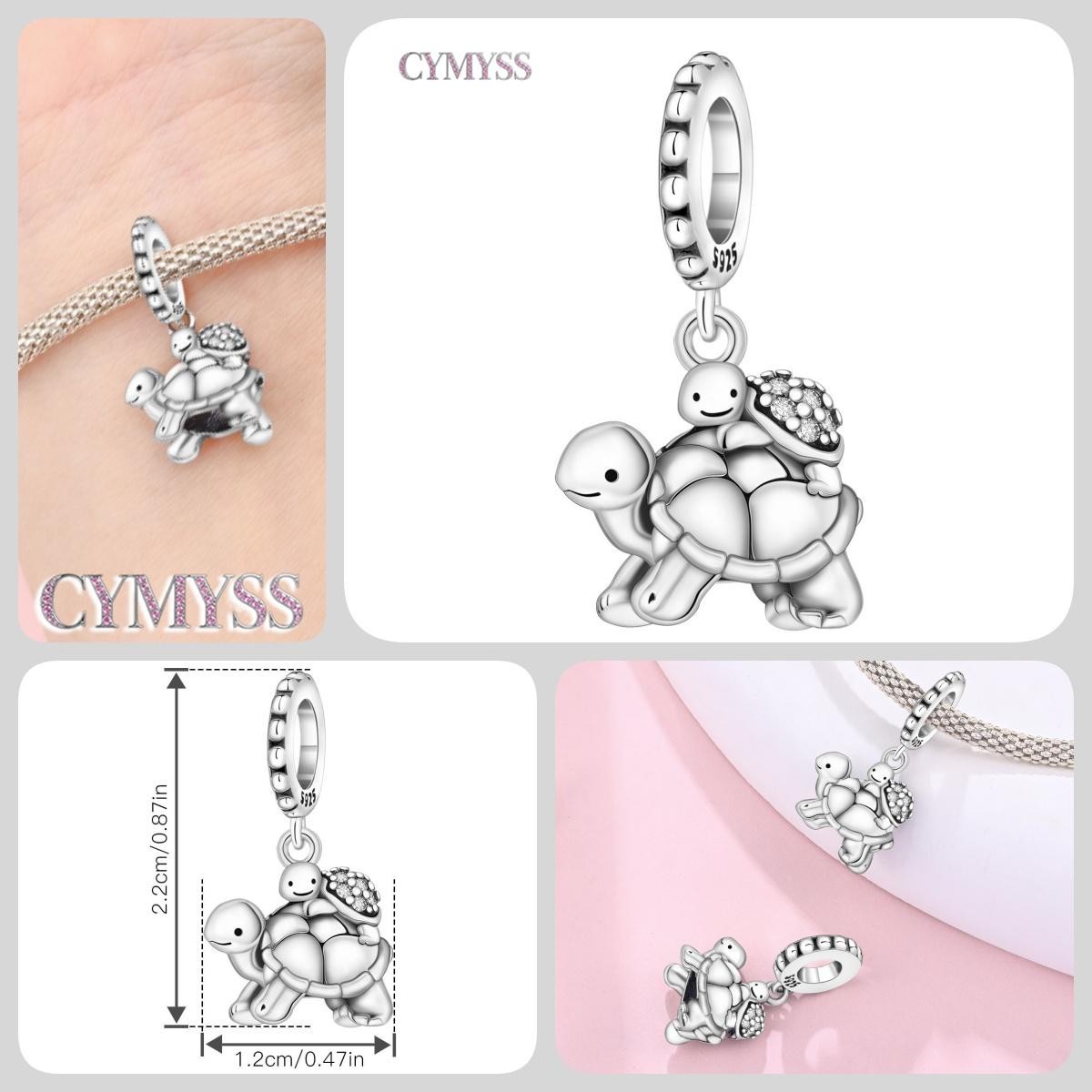 Blue Charm 925 Sterling Silver Ocean Pearls Betta Fish Pendant Birthday Party Gi
