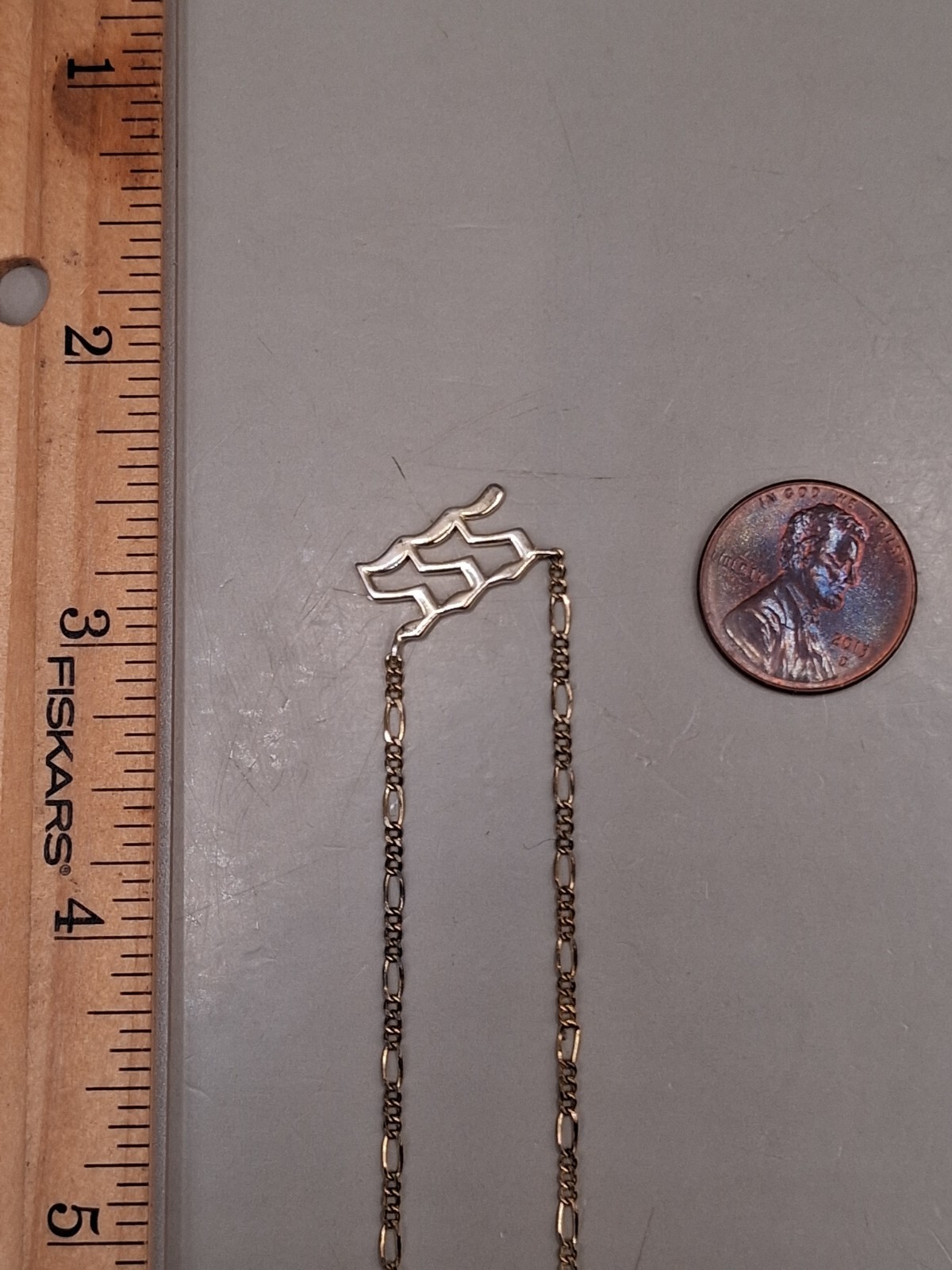 Sterling Silver 222 Angel Number Y Drop Pendant Chain Link Necklace