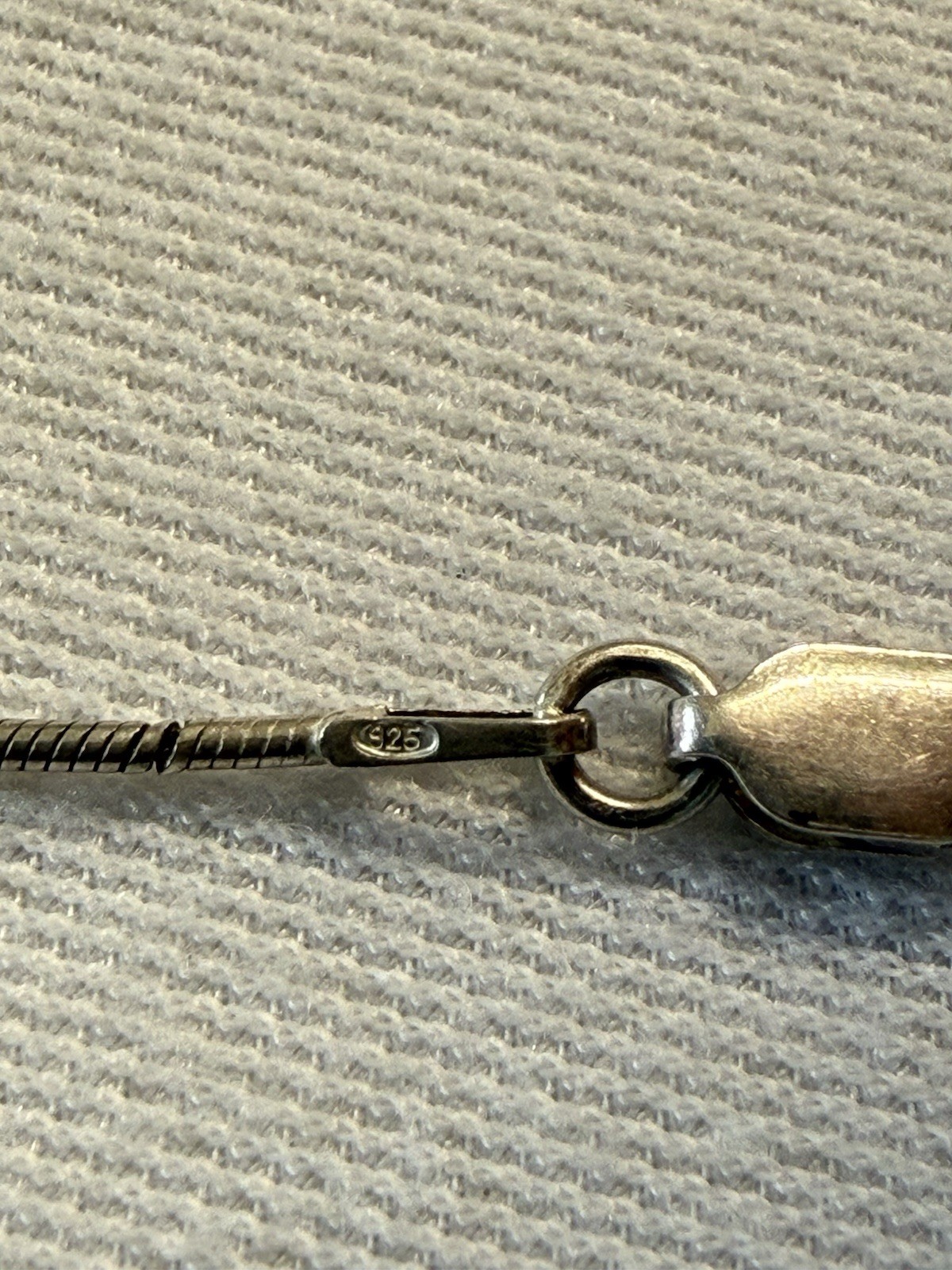 1942 Sterling Silver Coin Pendant On 18” Snake Chain 925 Sterling Silver