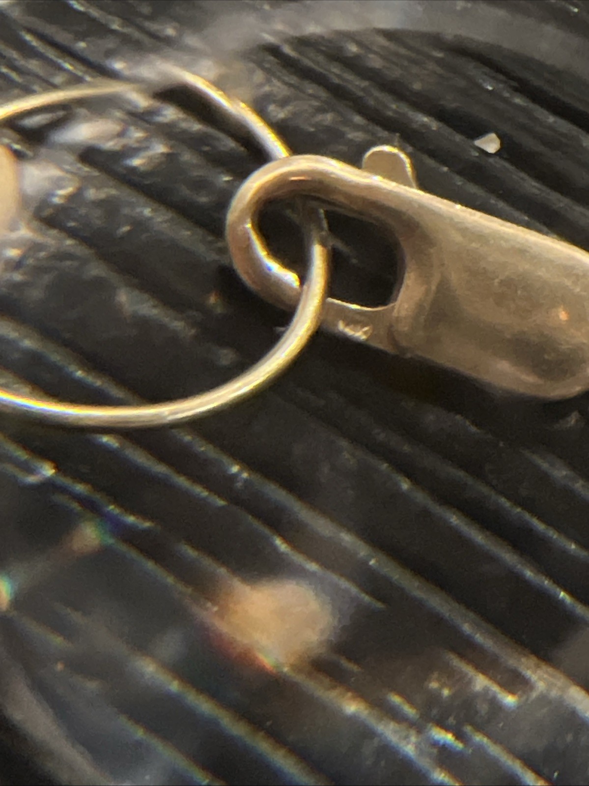Vintage 14k Yellow Gold Circular Chain Necklace Weight 10 Grams Length 17 Inches