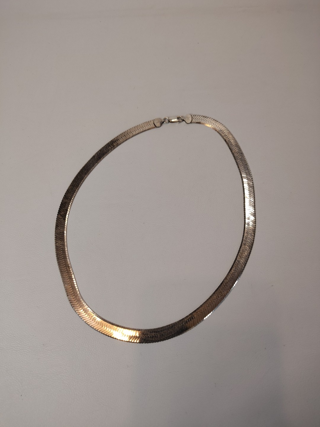 925 Solid Sterling Silver 20 Inch Necklace. Made In Italy 30 Grams 9mm