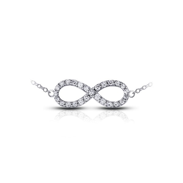 0.57ctw E VS1 Round Brilliant Earth Mined Certified Diamonds White Gold Pendant