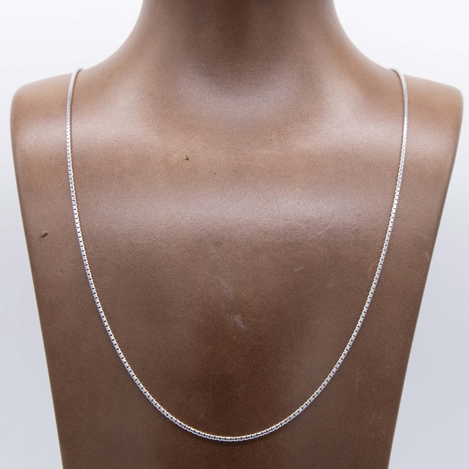 Adjustable 1.5mm Italian Square Box Chain Sterling Silver 925 Up to 24″