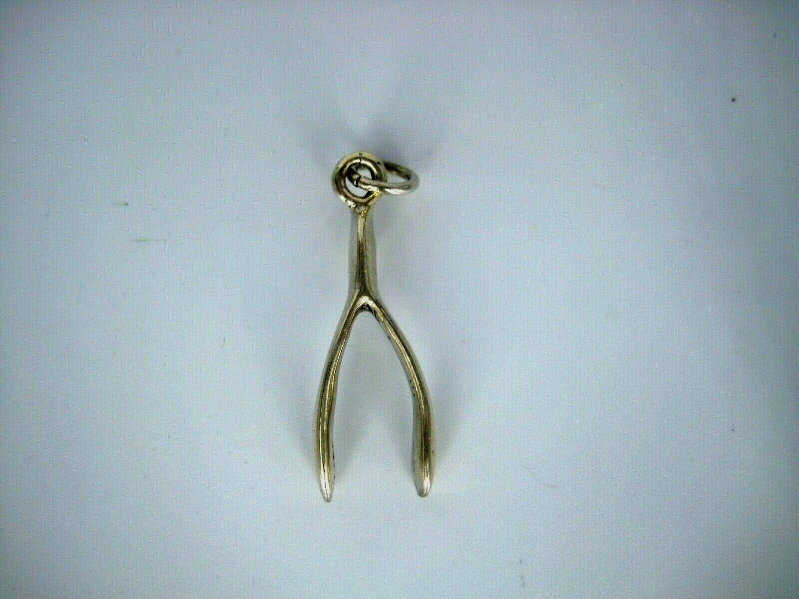 Sterling Silver Wish Bone Pendant