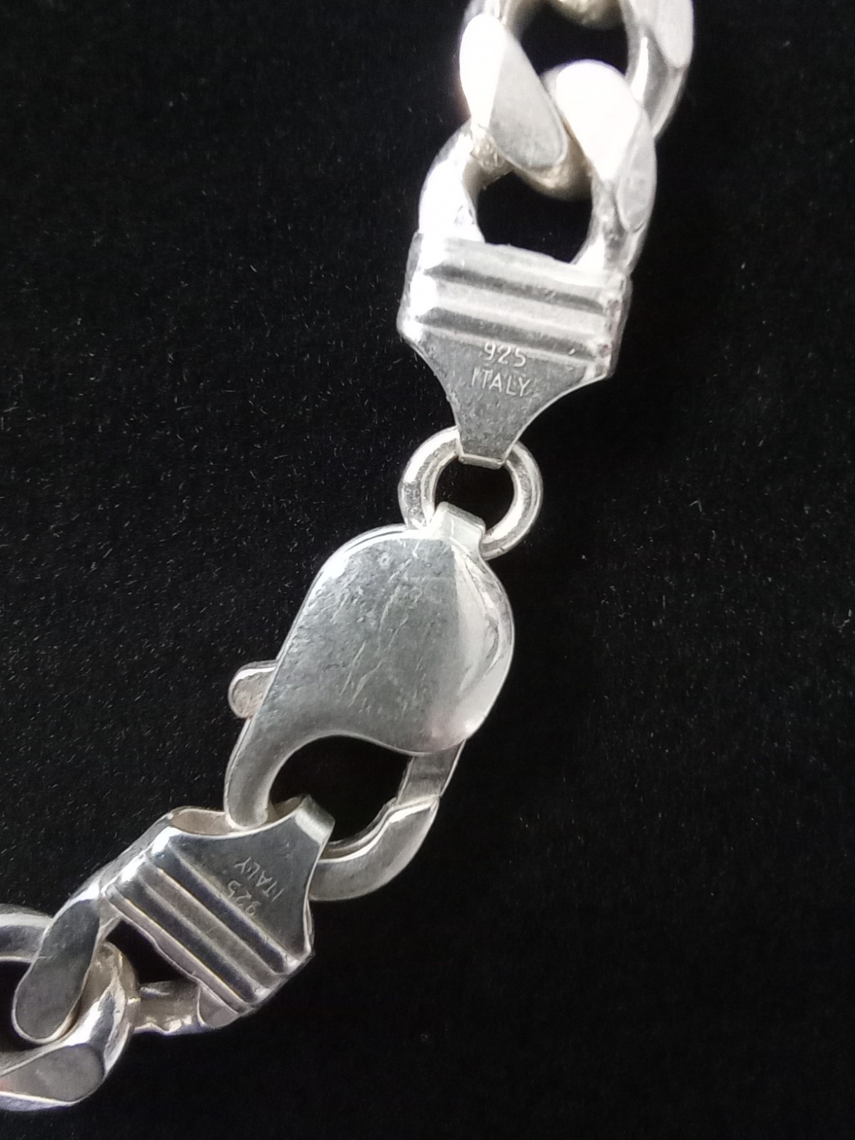 AGI STERLING SILVER 20″ FIGARO SILVER CHAIN (NECKLACE) .925 Italy 61.1 GRAMS