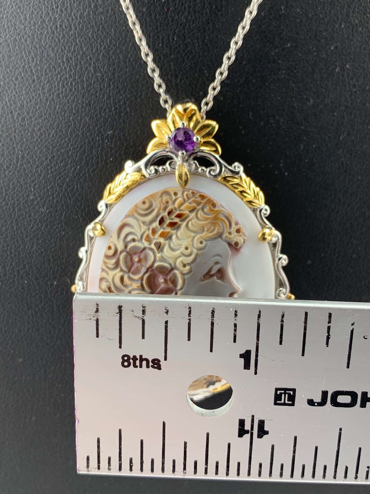 GORGEOUS MICHAEL VALITUTTI GEMS EN VOGUE II CAMEO NECKLACE! ORIGINAL TAGS!
