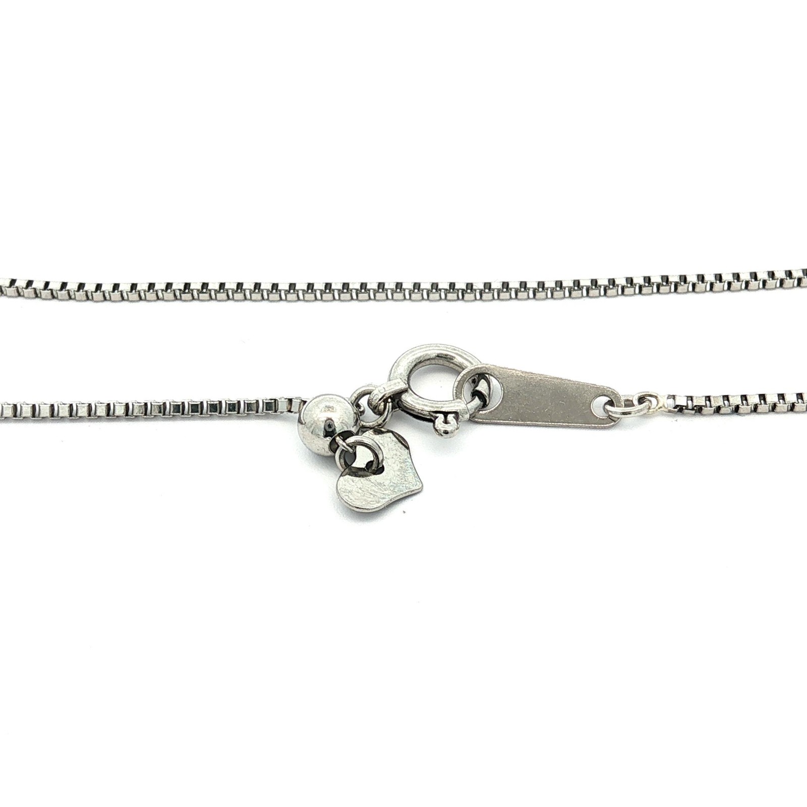 18k Gold & Platinum Pink Spinel Diamond Drop Pendant Adjustable Chain Necklace