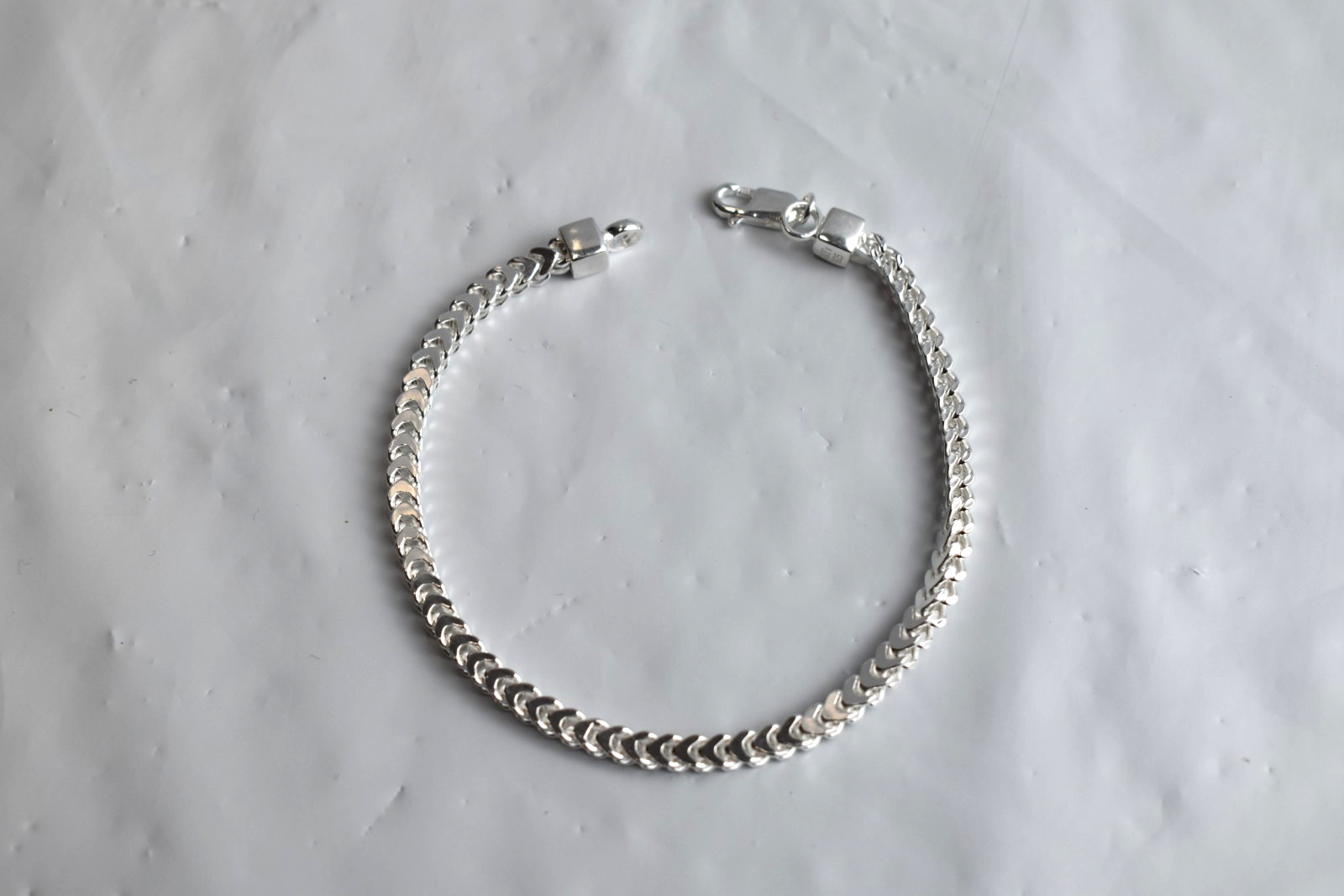 Jays 925 Sterling Silver Link Bracelet For Men & Women unisex
