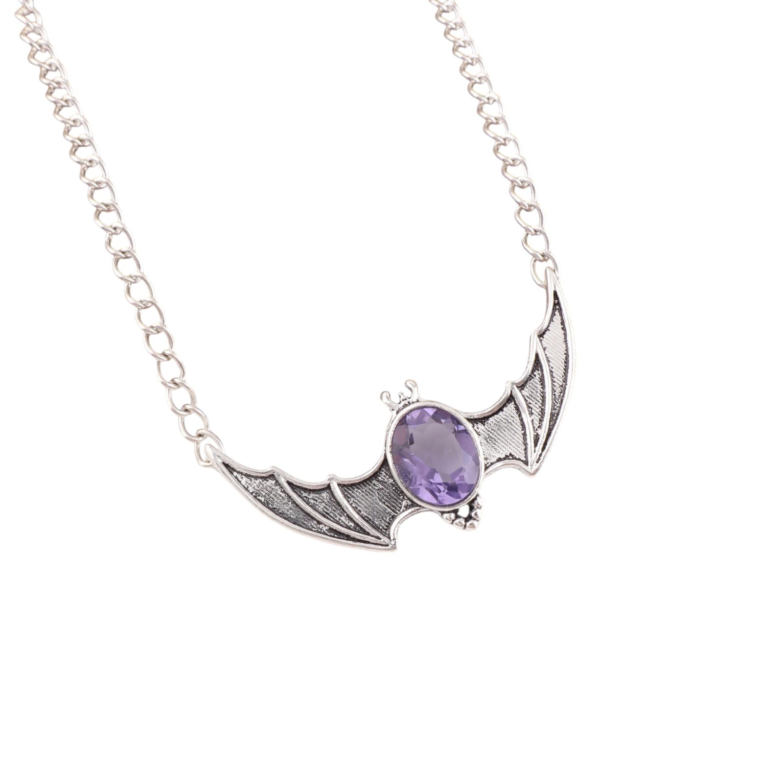 Unique Natural Iolite Stone Oval 925 Sterling Silver Engraved Pendant