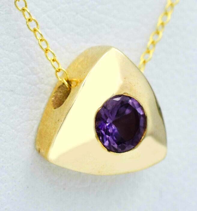 AAA ALEXANDRITE 0.78 Cts PENDANT 10K GOLD * NEW WITH TAG * Made in USA
