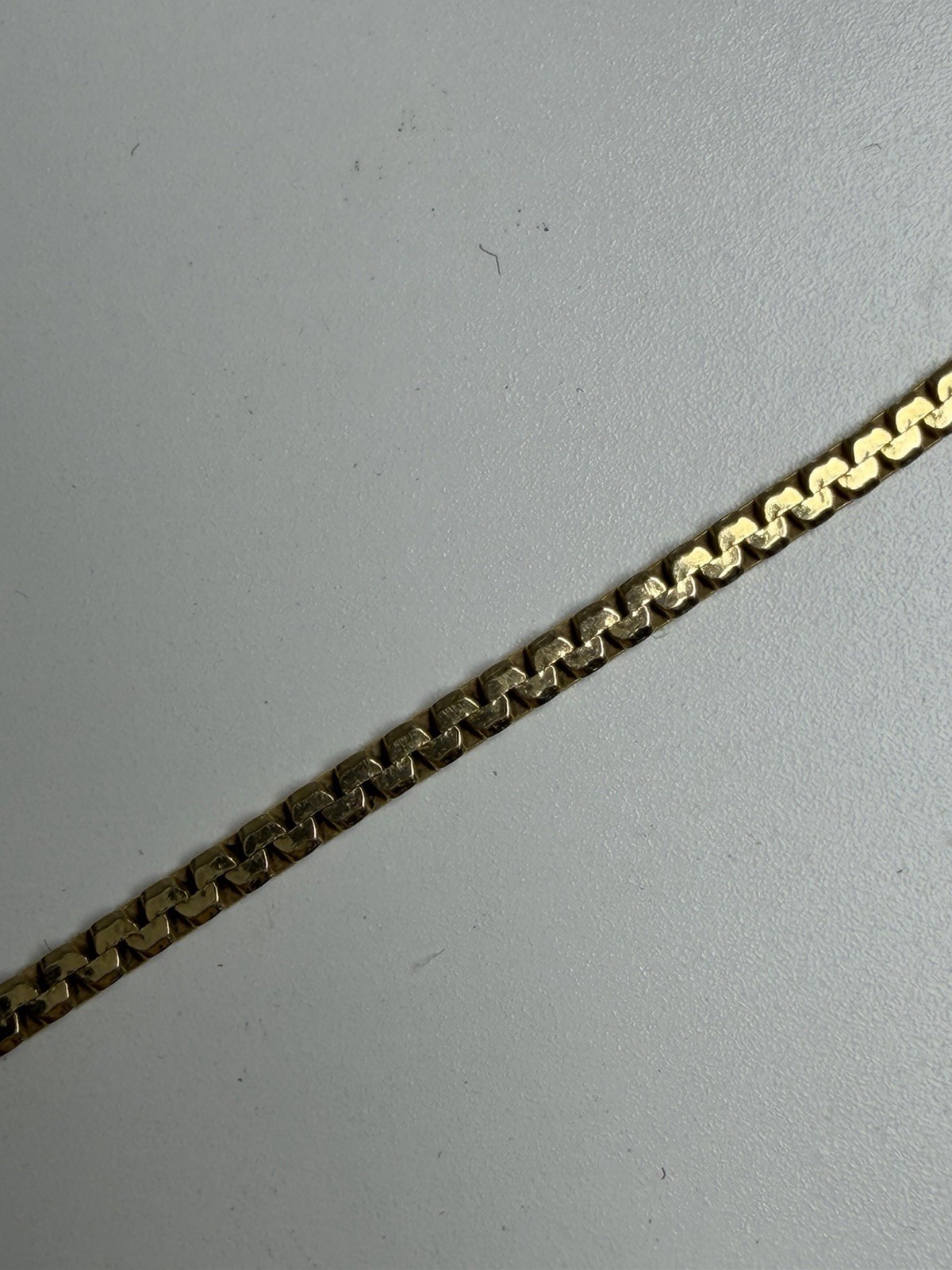 VTG JCM 10K Yellow Gold Natural Diamond Open Heart Pendant 19″ 14k Necklace