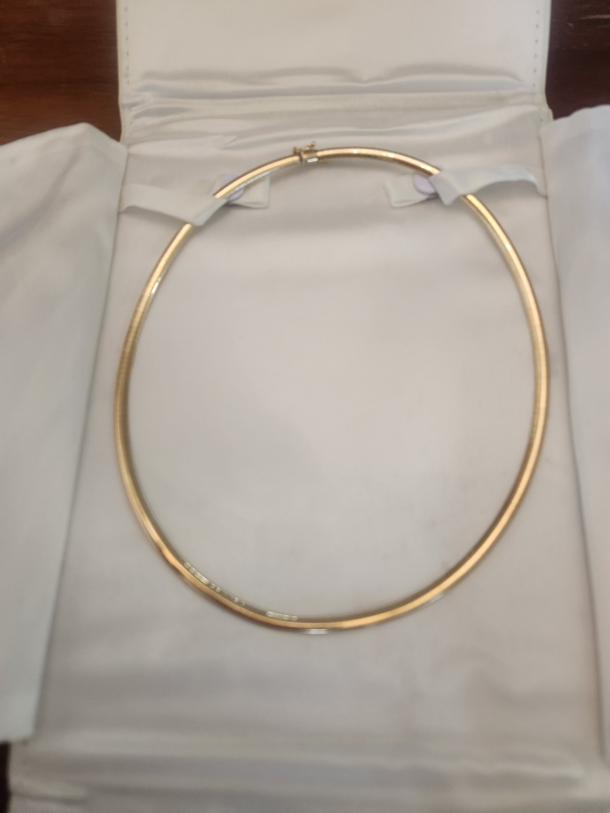 Jared 14K Yellow Gold 4mm Omega Necklace Chain 16″ Italy 16.9g