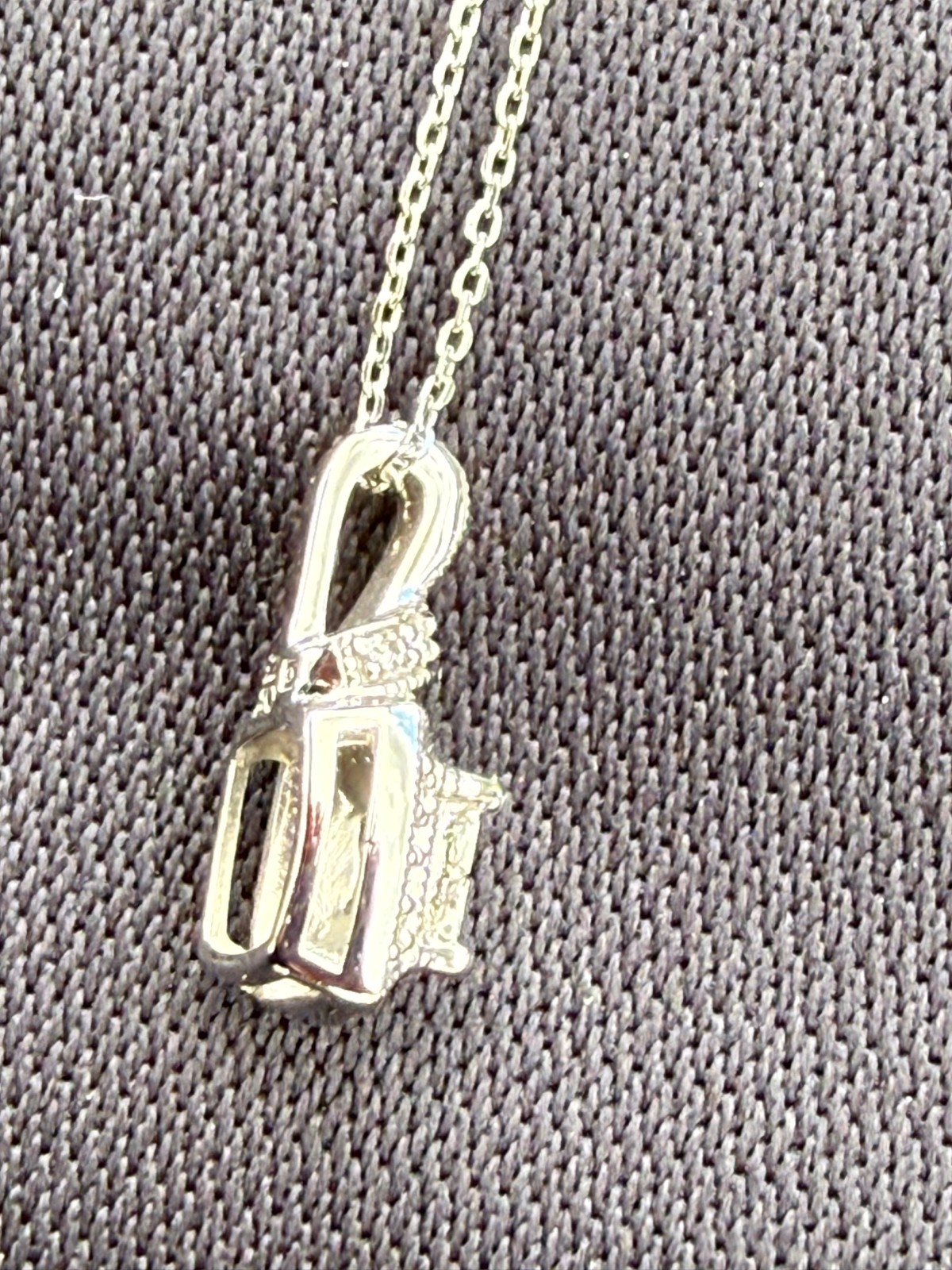 1/3 CTW Diamond Cluster Quad Halo 10K White Gold Pendant + 18″ Chain $678 Retail