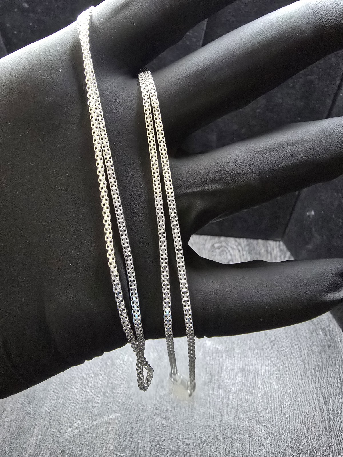 925 silver bizmark 22 in chain 2mm width