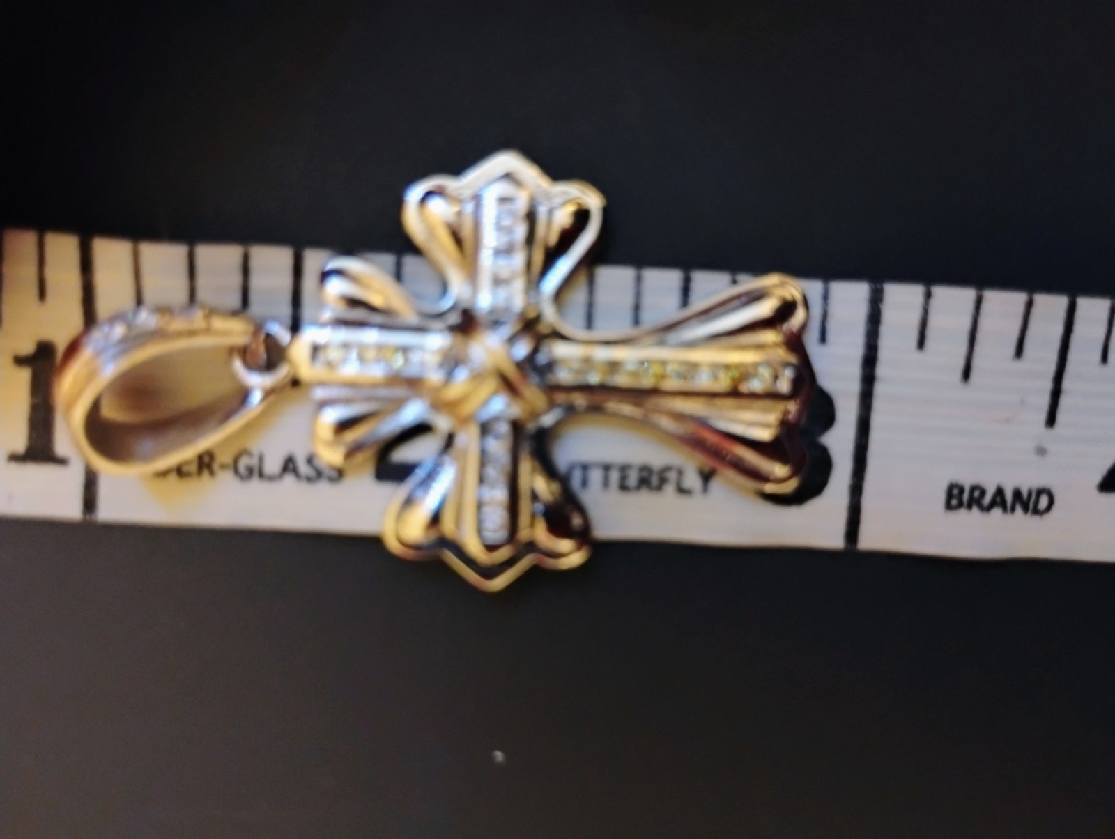 Small THICK CROSS PENDANT – 925 Sterling Silver – NEW!