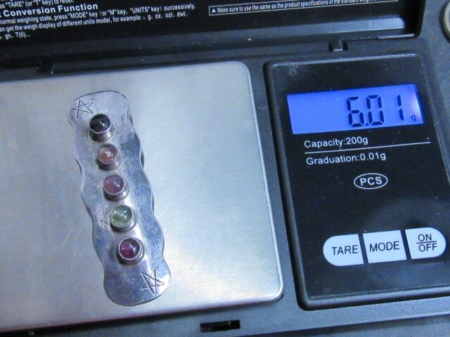 multi stone sterling pendant southwestern