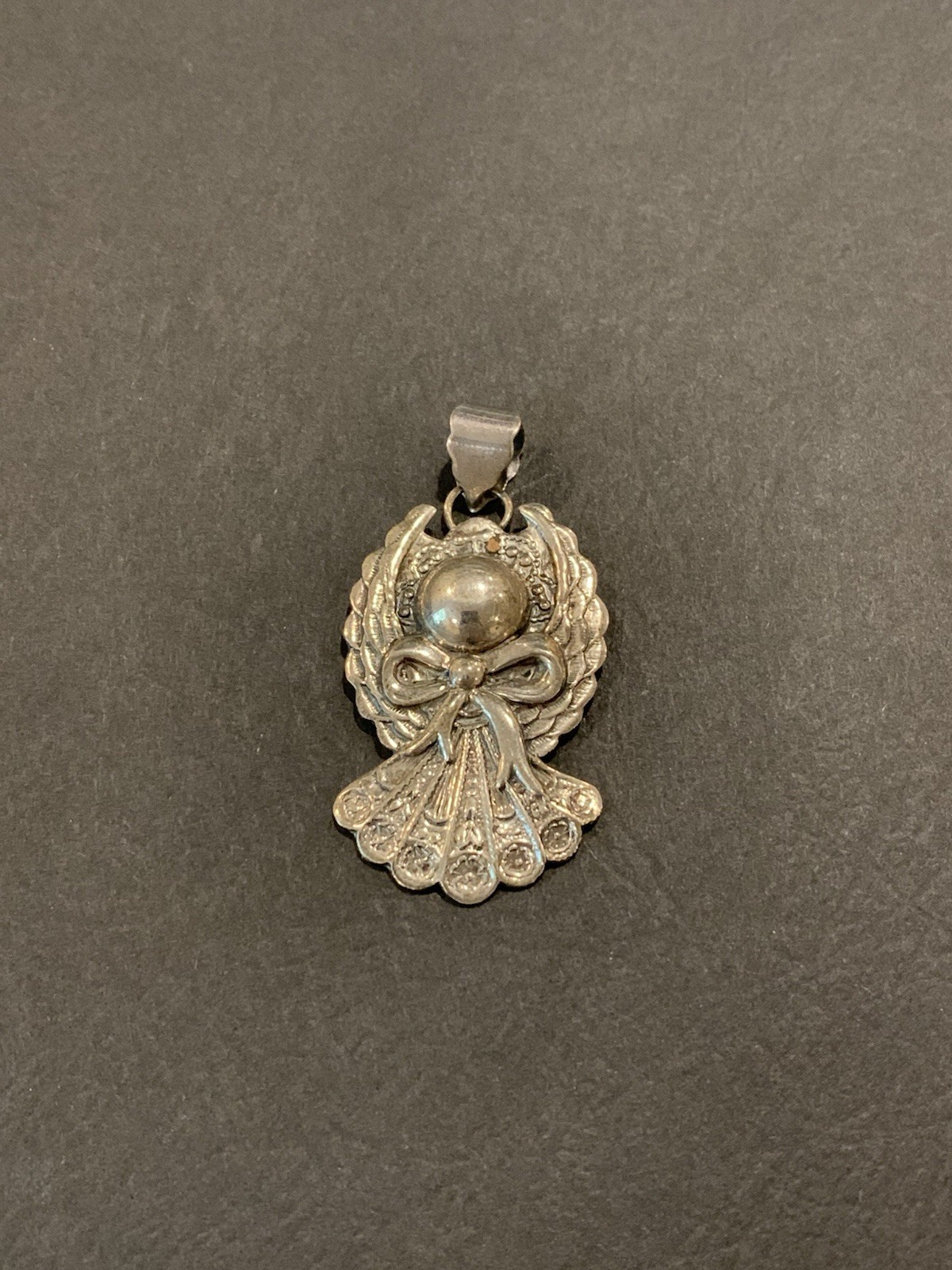 thailand 925 sterling silver vintage Angel Pendant