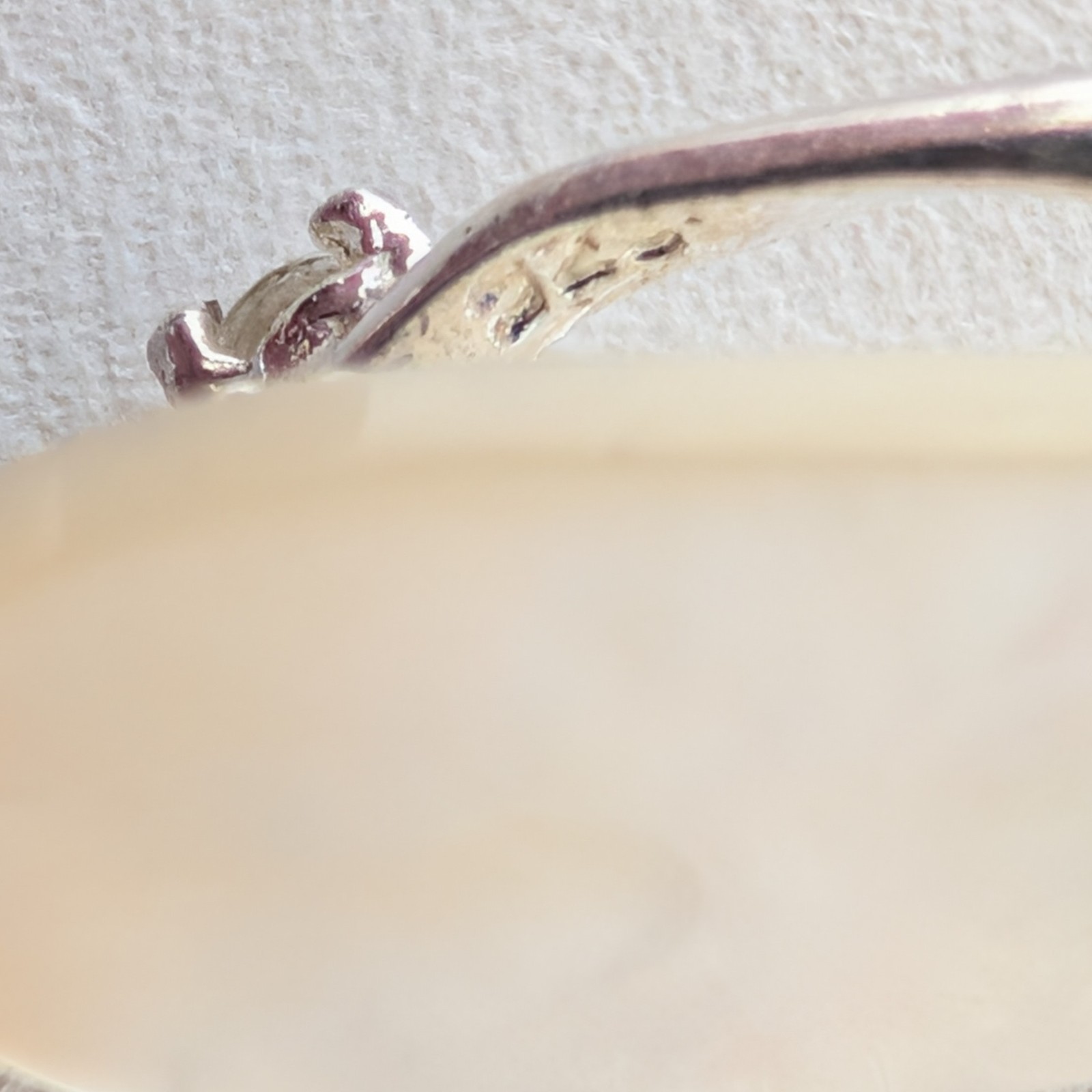 Sterling Flip Flop Necklace Mother of Pearl 20″ Italy 925 Beach Jewelry Gift Box