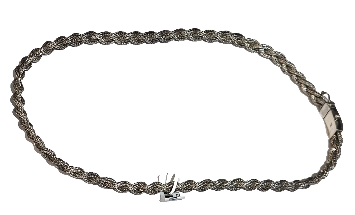 Shop Lc MASSIVE HEAVY 58.4g Necklace in Sterling Silver 18″