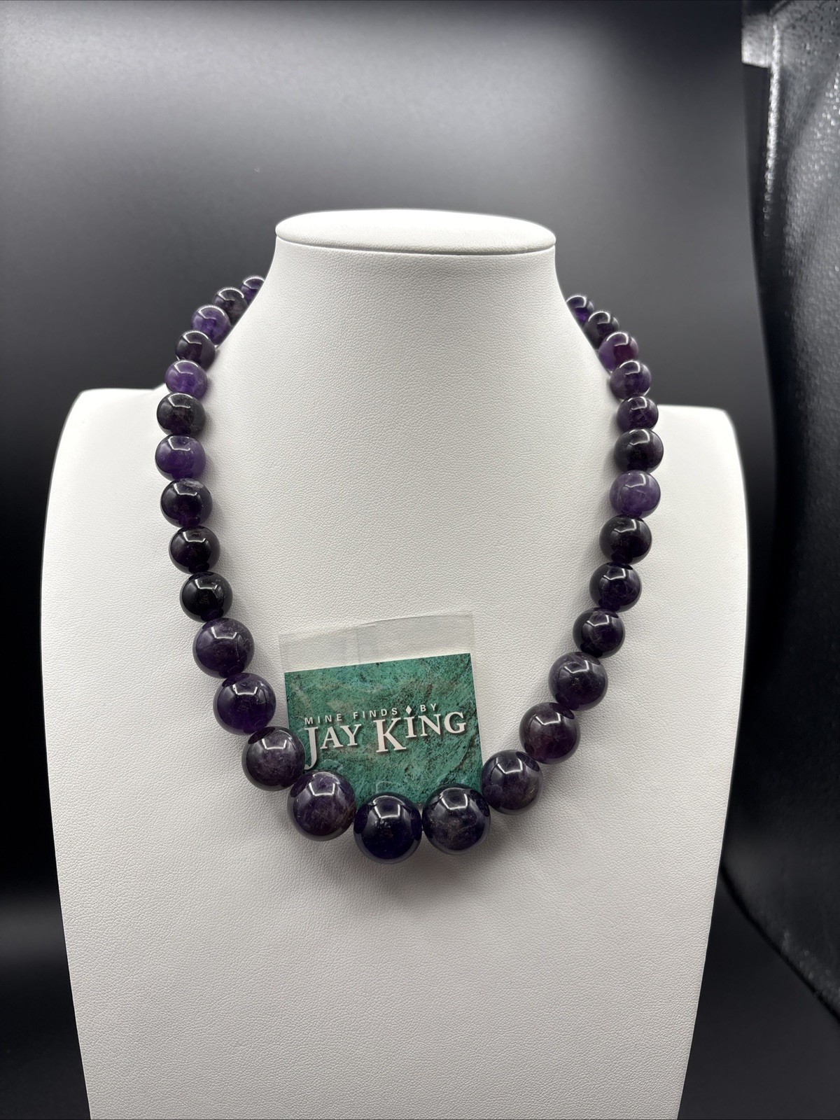 Amethyst Necklace 22″ MINE FINDS by Jay King New in Box