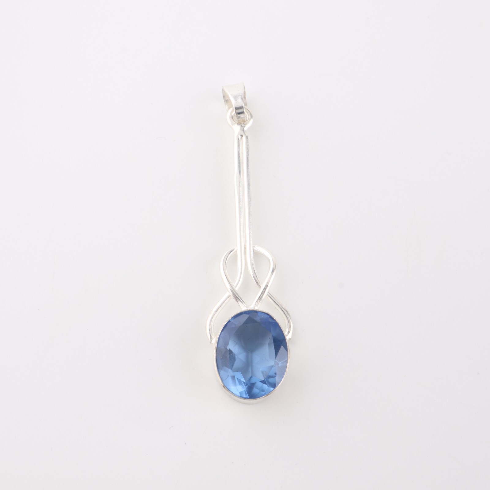 Tanzanite Gemstone 925 Sterling Silver Jewelry Handmade Partywear Pendant 1.79″